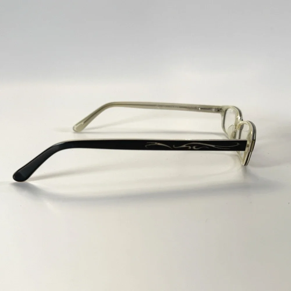 NORMA KAMALI 7190 Eyeglasses Frame Only 48-16-140 Black Full Rim‎ Rectangle